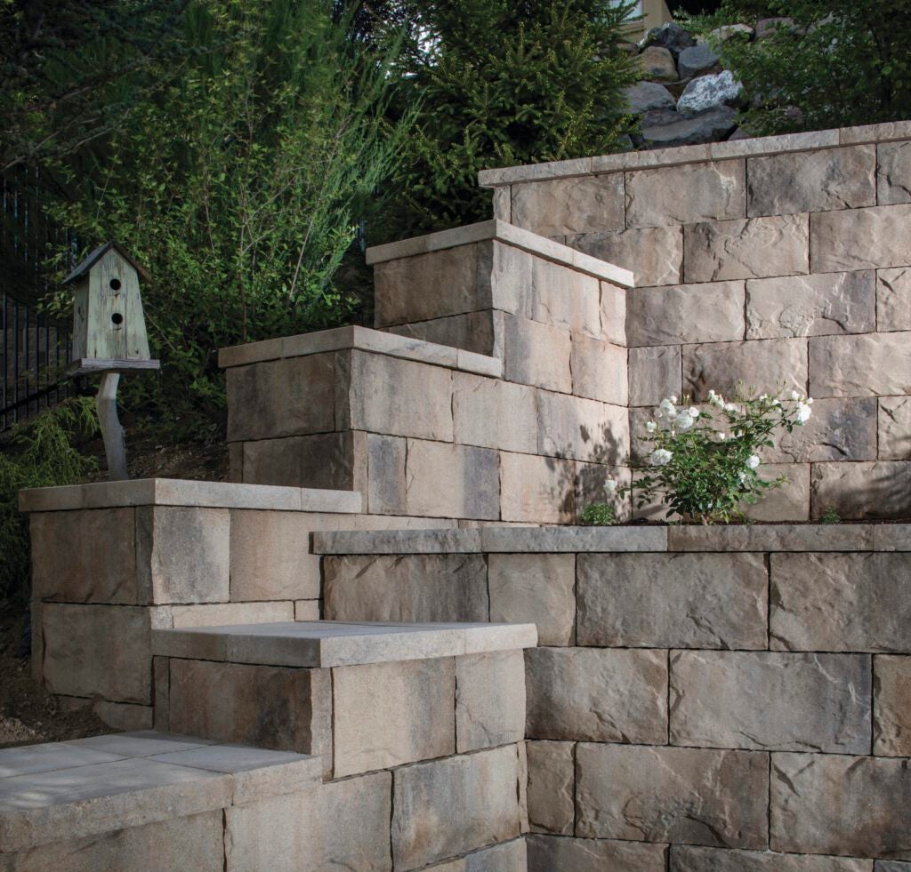 Mega-Tandem® Retaining Wall Blocks Planters