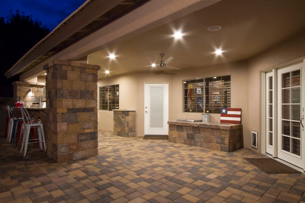 Outdoor Living Space Design of a Backyard Entertainment Venue in Kingman, AZ