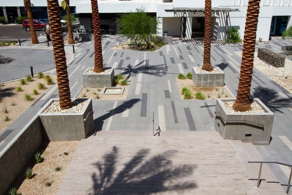 Decorative Concrete Pavers - Phoenix Corporate Center - Phoenix, AZ