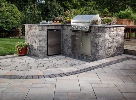 Built-In Outdoor Grill Design Ideas & Inspiration from Belgard