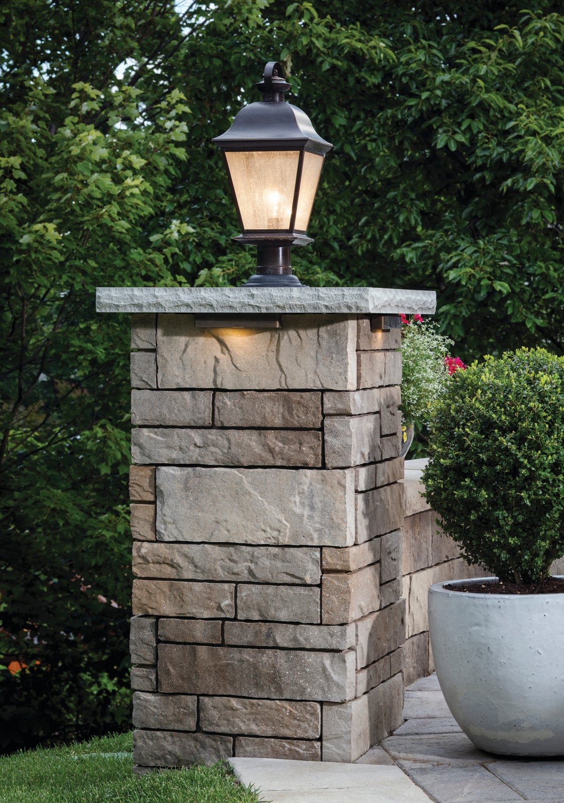 Paver Column lighting