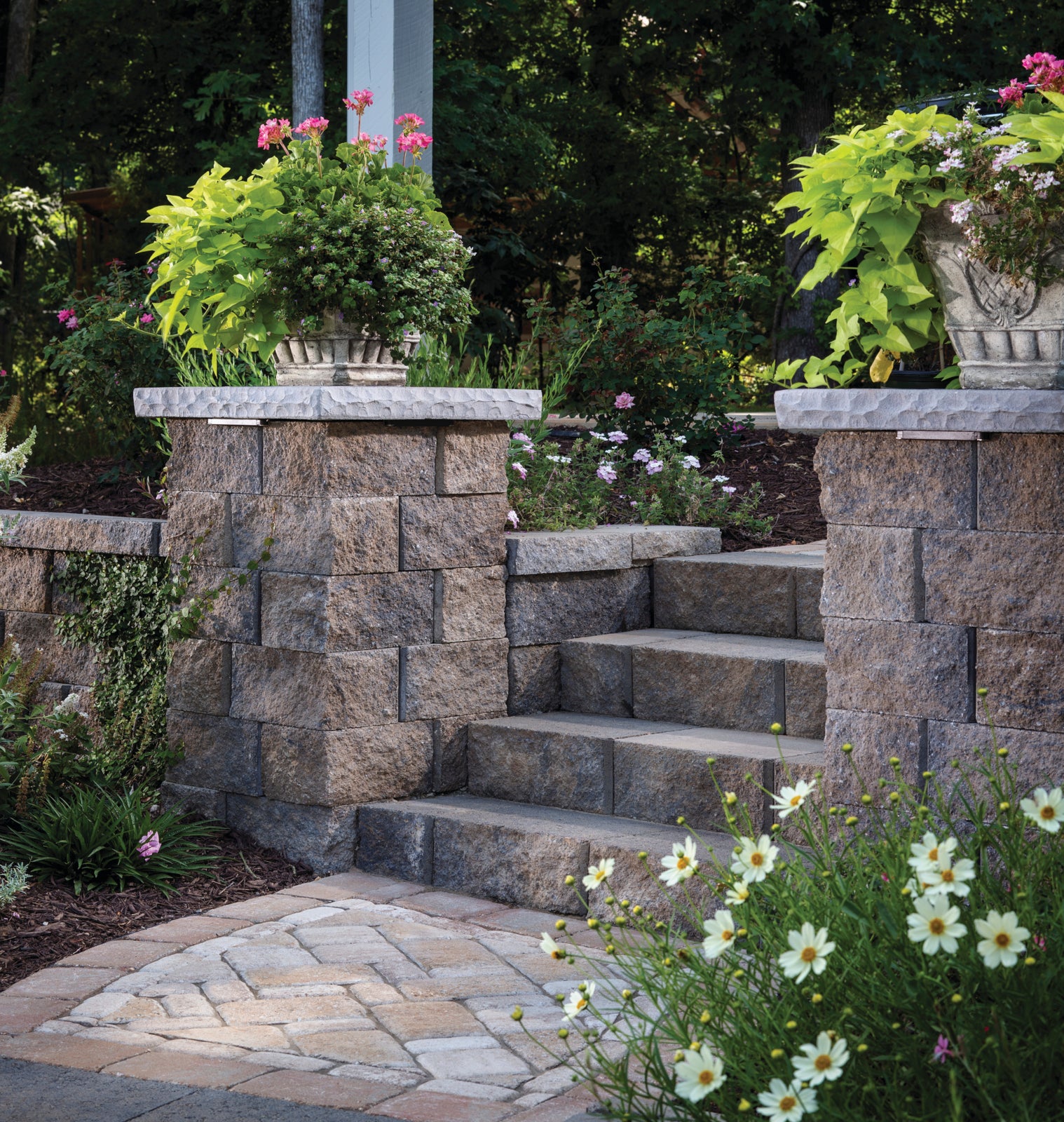 garden wall columns