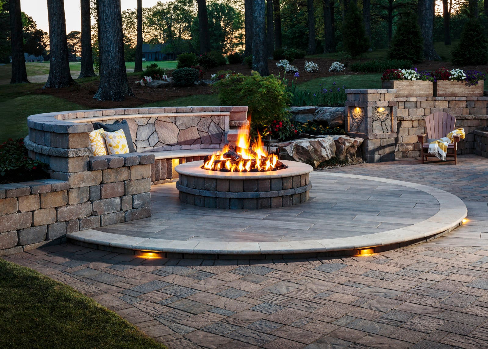 Designer Fire Pit Patio Design Ideas