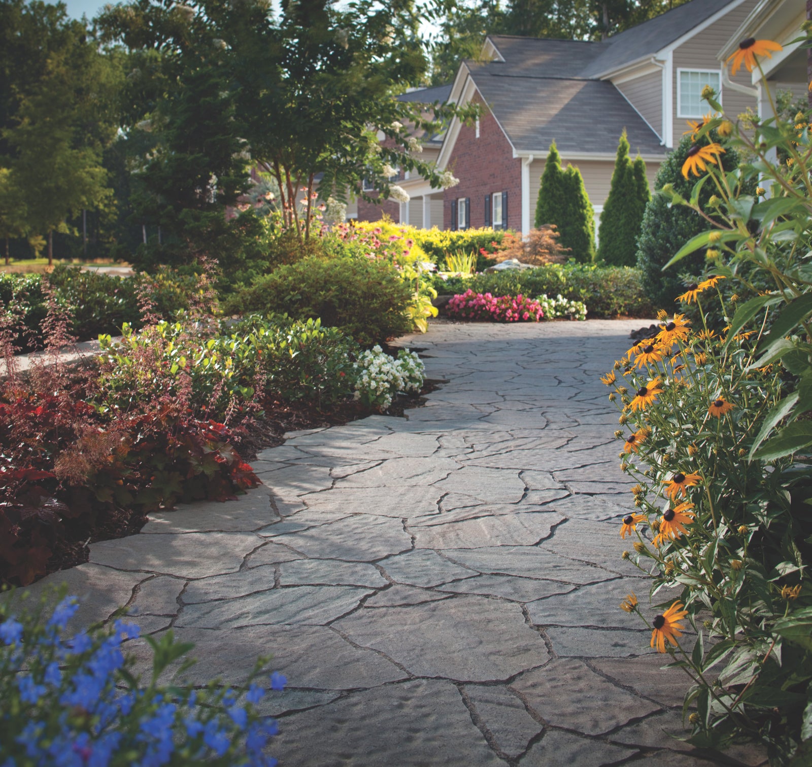 garden driveway paver ideas