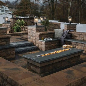 Design Patio Around Fire Pit Ideas