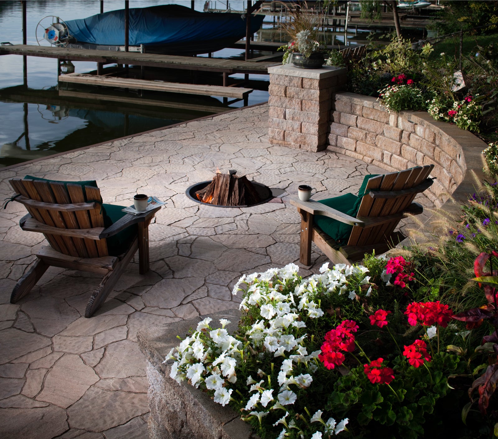In-Ground Fire Pits Mega-Arbel Pavers