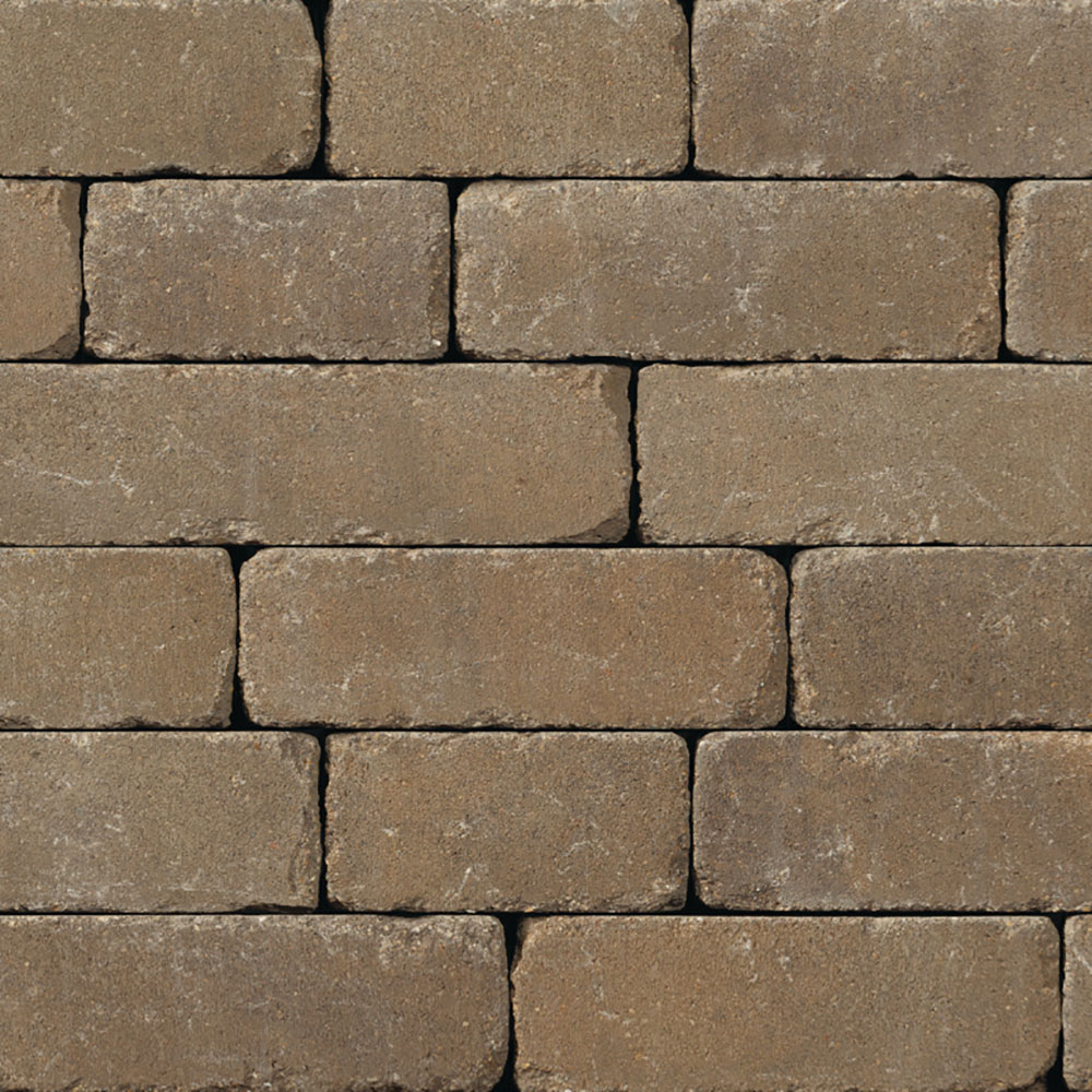 tumbled wall block gascony tan bristol