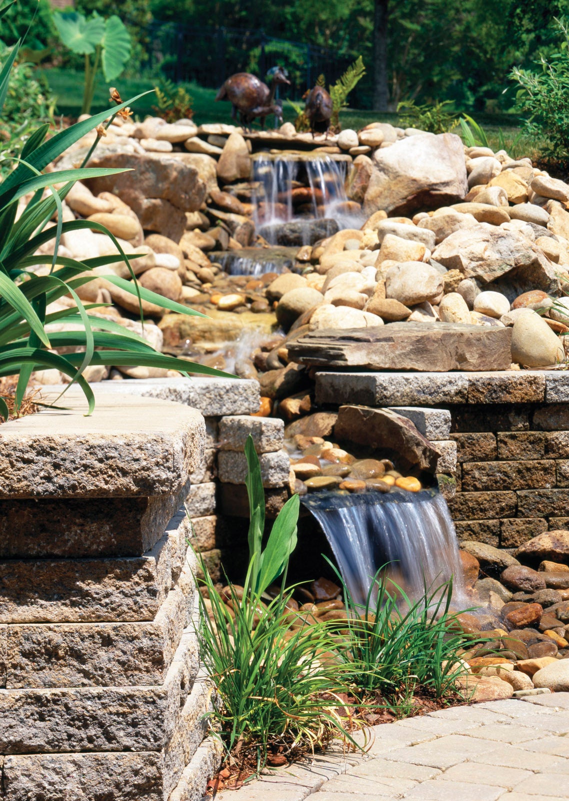 Celtik Wall® Landscape Waterfall Feature