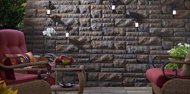 Decorate outdoor walls similarly to how you might decorate an indoor wall.