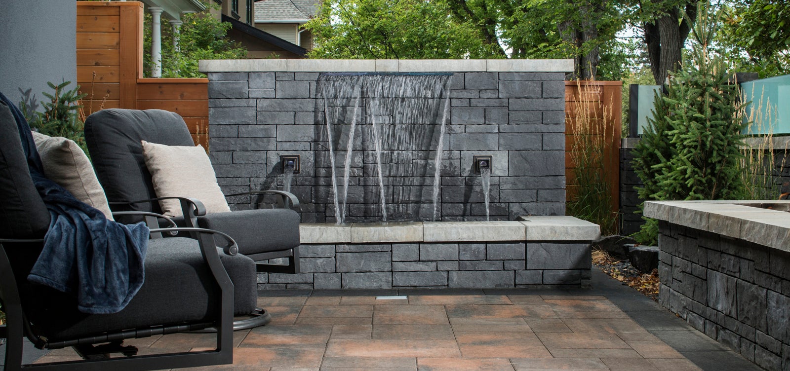 Outdoor Living Space Water Features