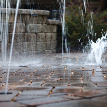 Eco Dublin® Permeable Pavers Water