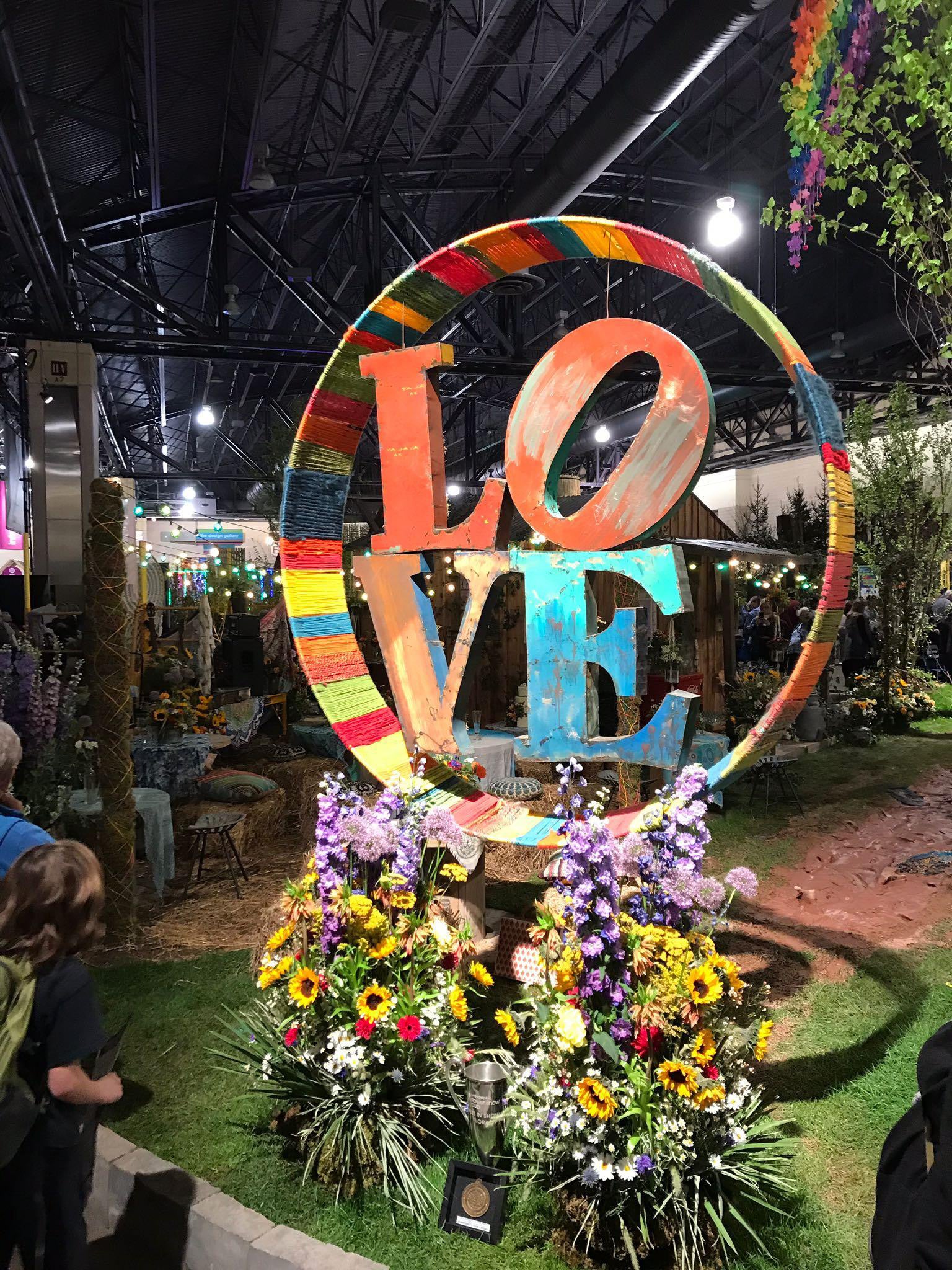 LOVE at Philadelphia Flower Show