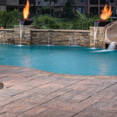 Lafitt® Rustic Slab Thin Paver Overlay