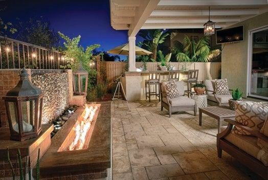 Outdoor Back Deck Living Room Designs