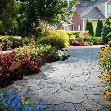 Irregular shaped Paver Edging