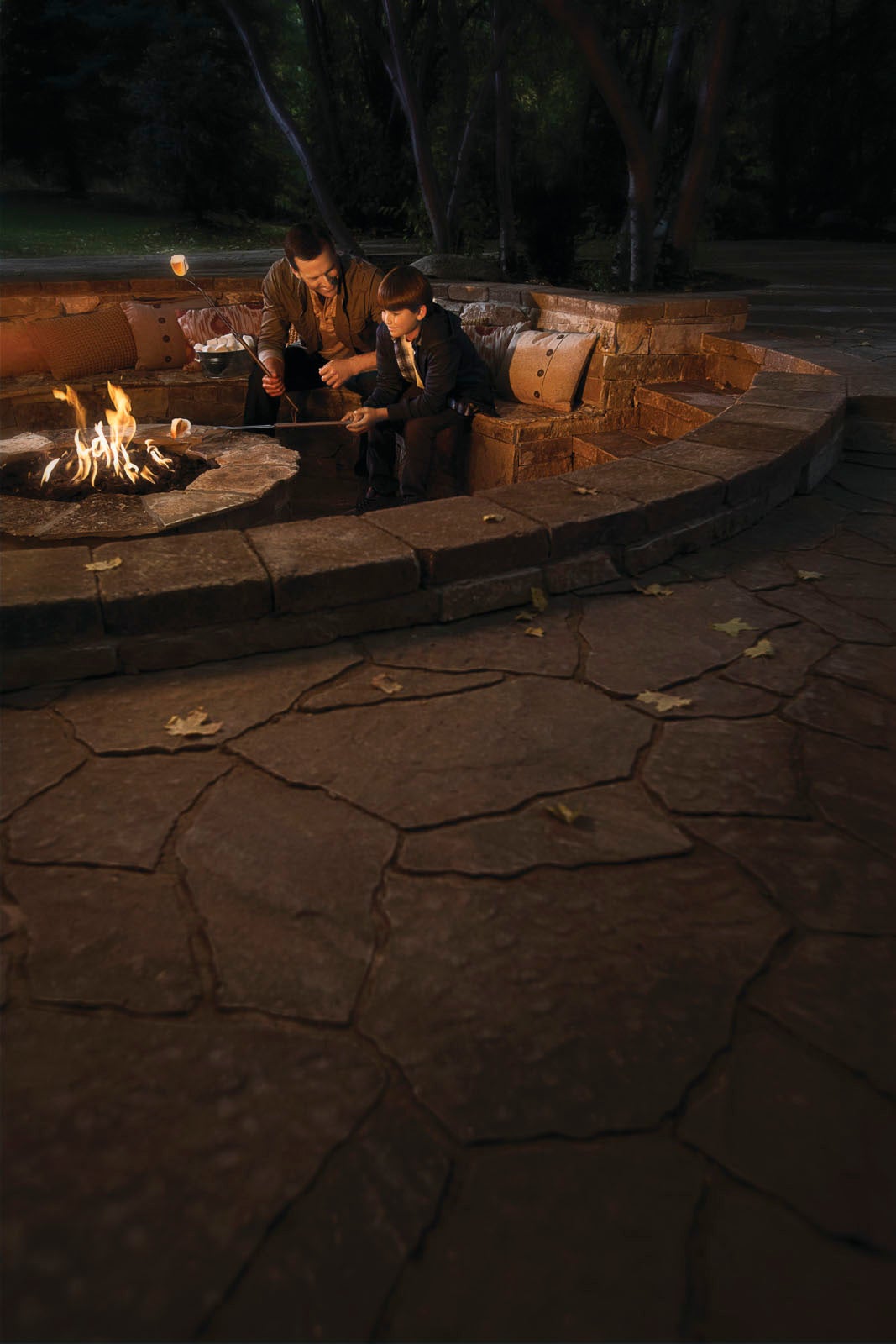 Mega Arbel sunken fire pit