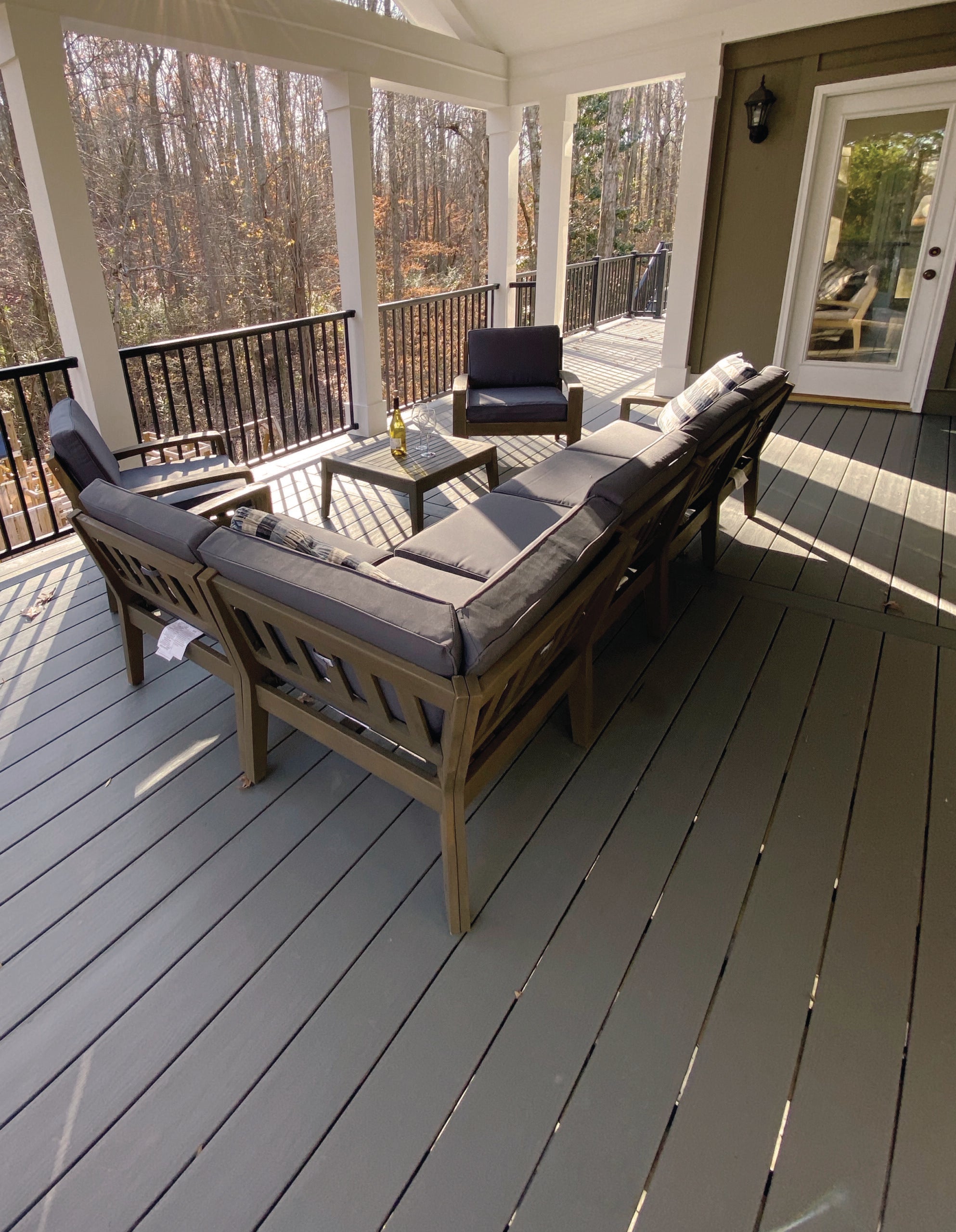 maintenance free New modern Elevate composite decking porch