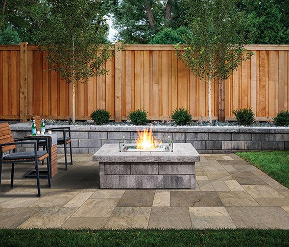 Origins slate textured pavers