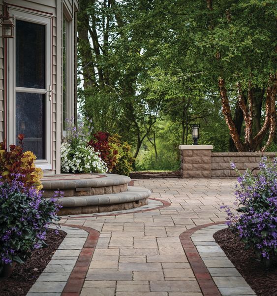 Double Paver borders