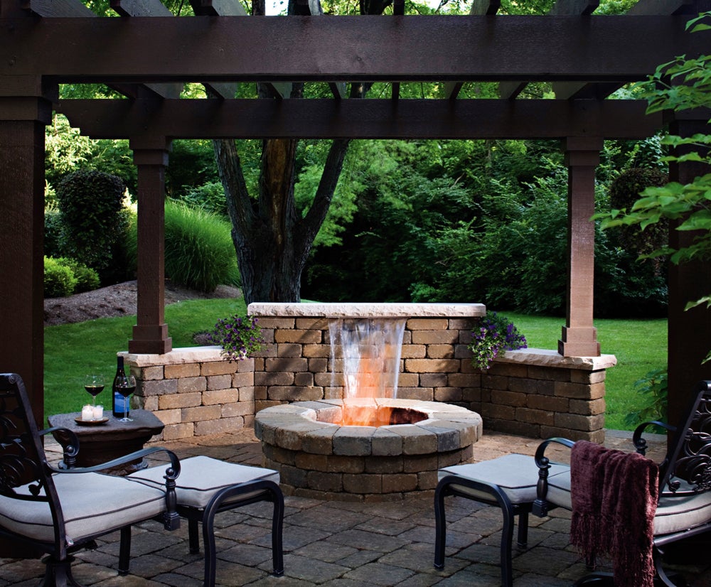 Natural Outdoor Fire Pit Design Ideas