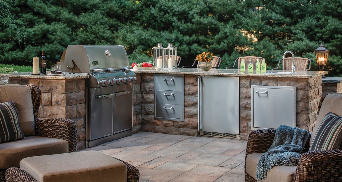 Outdoor Kitchen Stainless Steel Cabinets