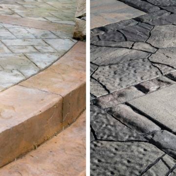 choosing between stamped concrete and pavers