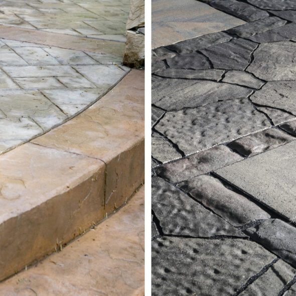 Pros and Cons of Stamped Concrete vs Pavers Belgard