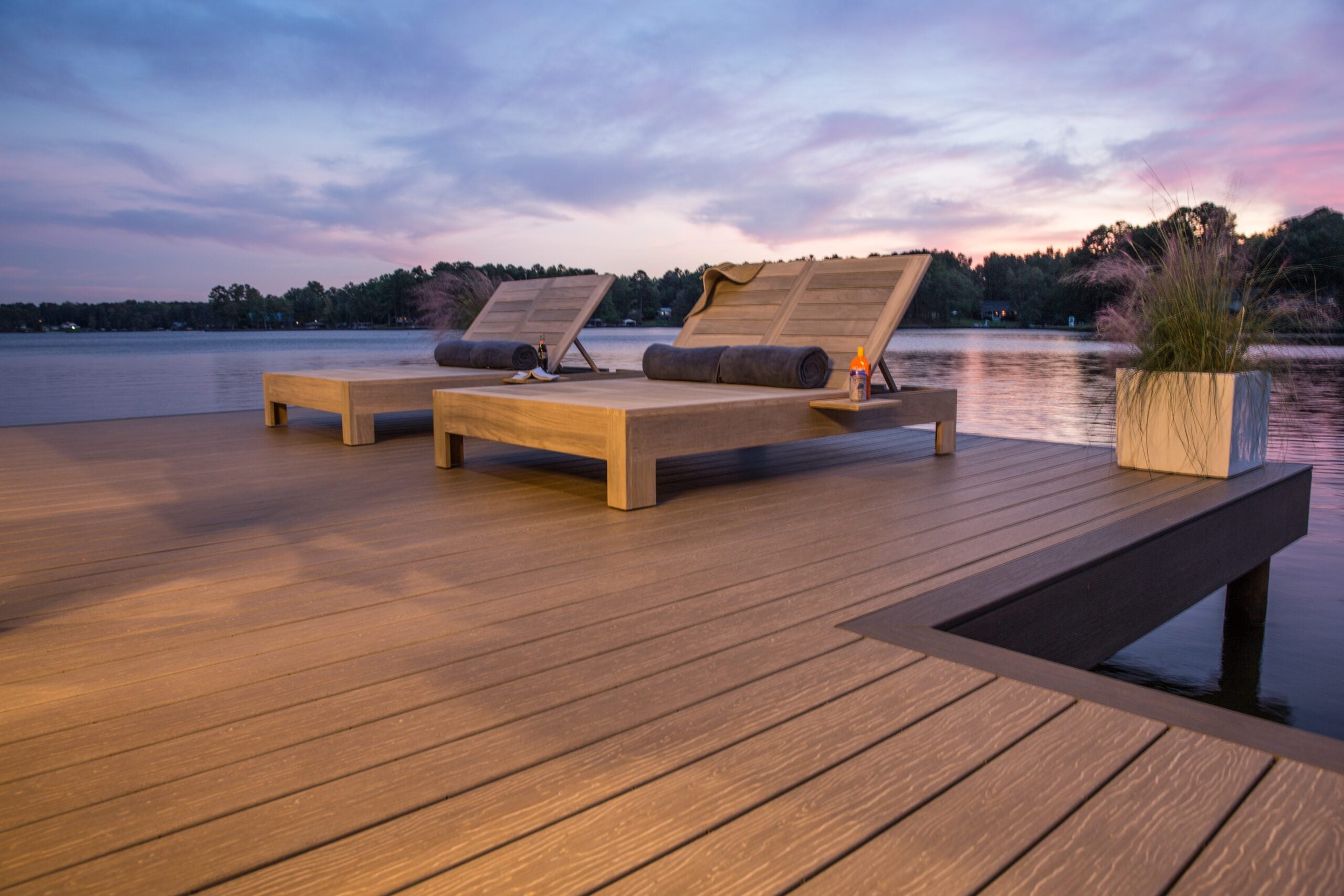 Dock lounging area