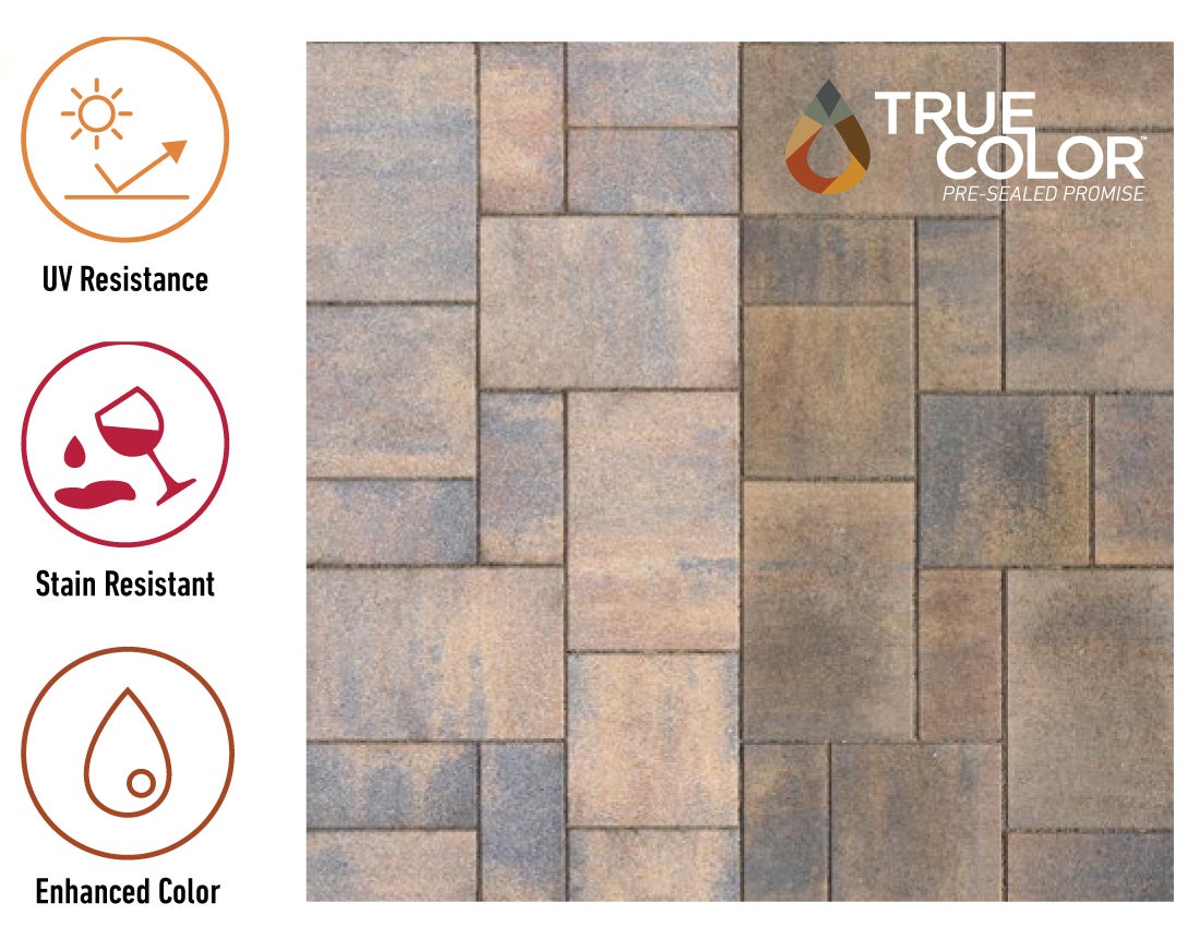 TrueColor™ paver treatment finish