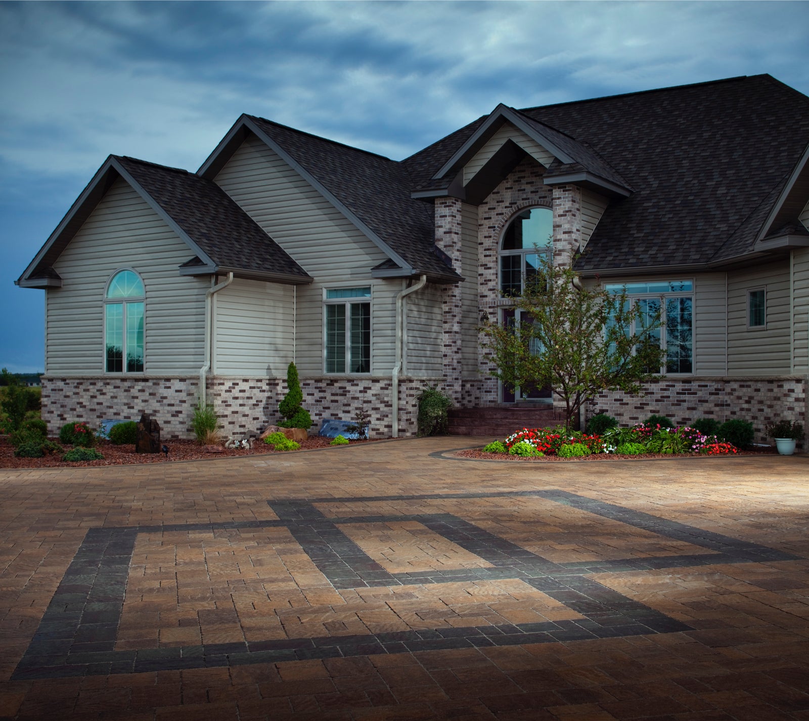 Urbana Stone Brick Driveway Pavers