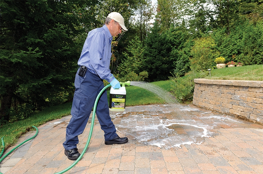 Cleaning and sealing pavers with Techniseal