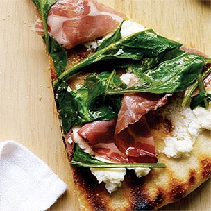 Coppa, Ricotta, and Arugula Pizza: An amazing combination of flavors, this is gourmet pizza at its best.