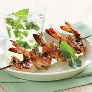 Mojito Shrimp: Minty, tangy, and the perfect complement for a refreshing beverage. 