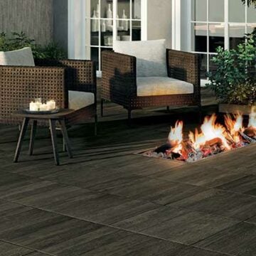 In-Ground Fire Pits Nau Porcelain Pavers