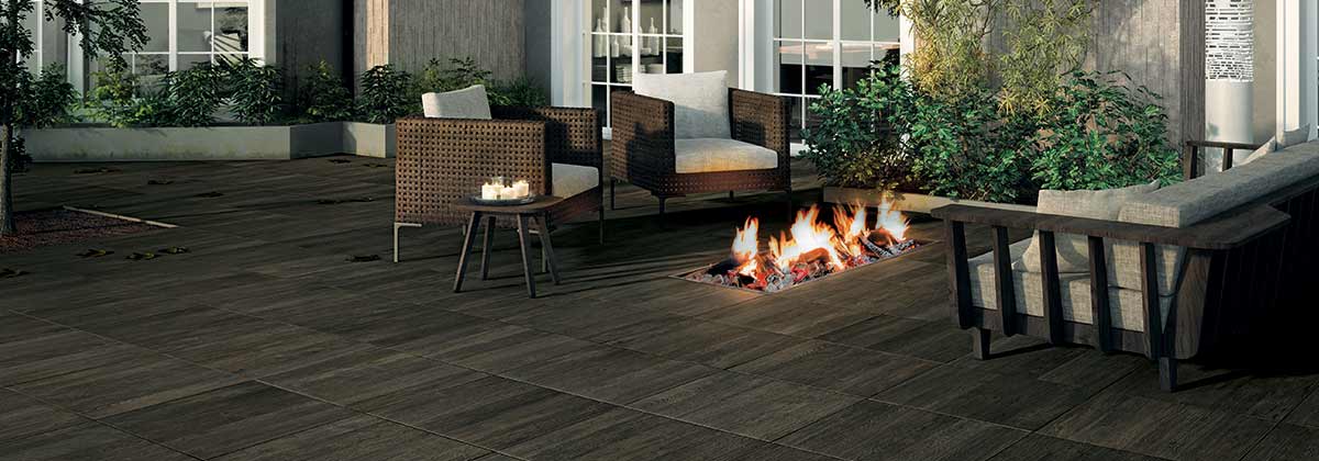 In-Ground Fire Pits Nau Porcelain Pavers