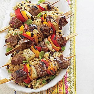 Seasoned Lamb Kebabs: Mediterranean flavors that will knock your socks off.