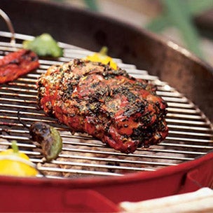 Thai-Seasoned Turkey Thigh Roast with Frest Herbs: Forget everything you thought you knew about turkey.