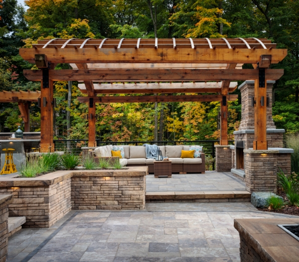 Outdoor Paver Patio Ideas, Backyard Design & Stone Patio Pictures