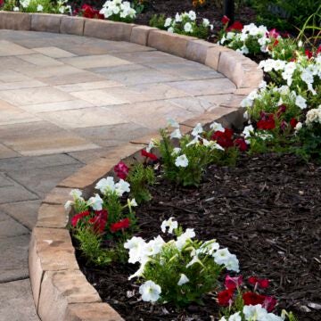 Gardening with paver edgers