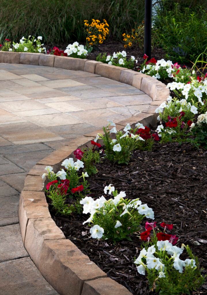 Gardening with paver edgers
