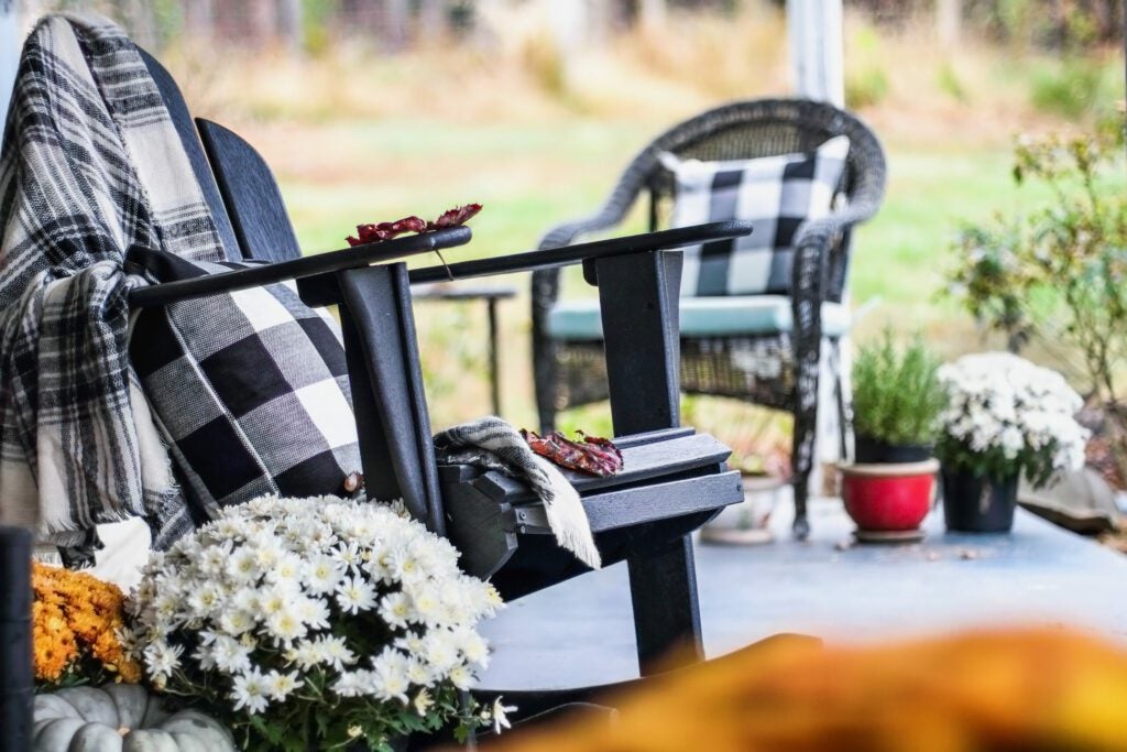 fall front porch