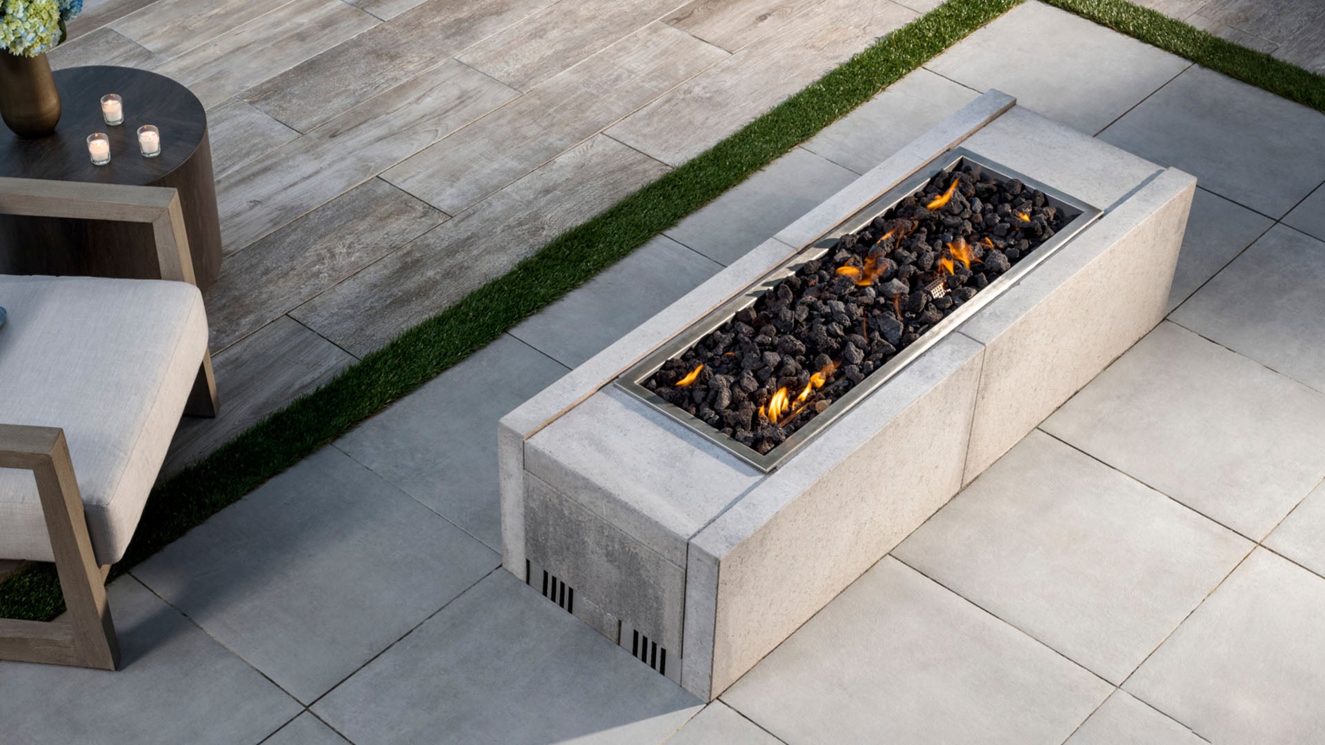 gas fire pit insert by Belgard Elements