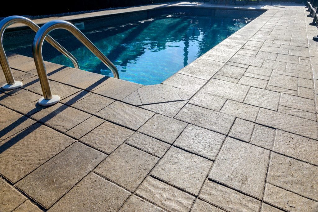 Techniseal Stone Pool Backyard Patio