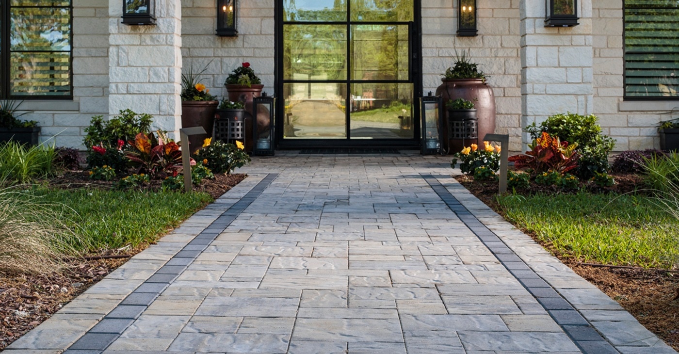 dallas hardscapes driveway pavers texas