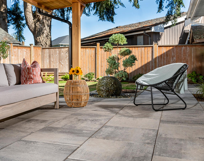 concrete patio paver designin winnipeg manitoba