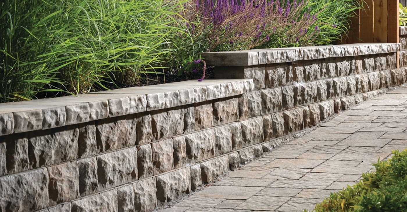 stone retaining wall columbus ohio