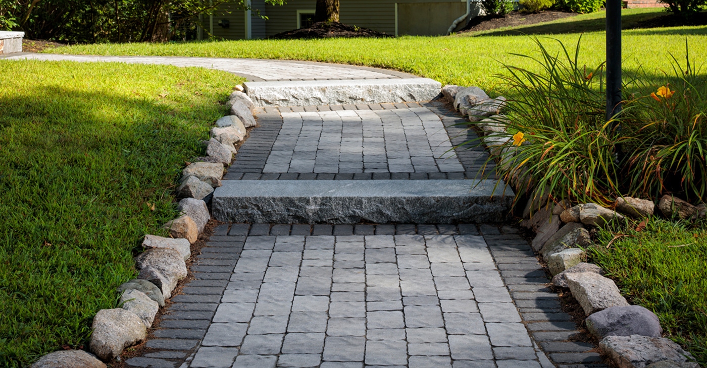 hardscaping patio and boston pavers in massachusetts