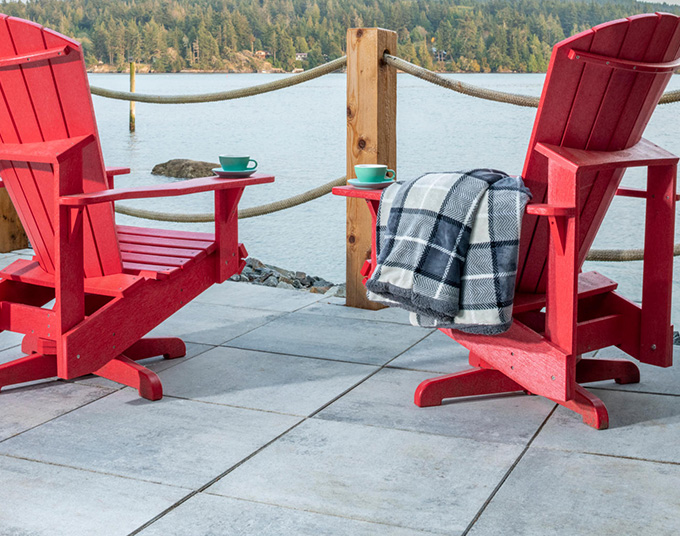 stone patio paver installation in calgary alberta canada