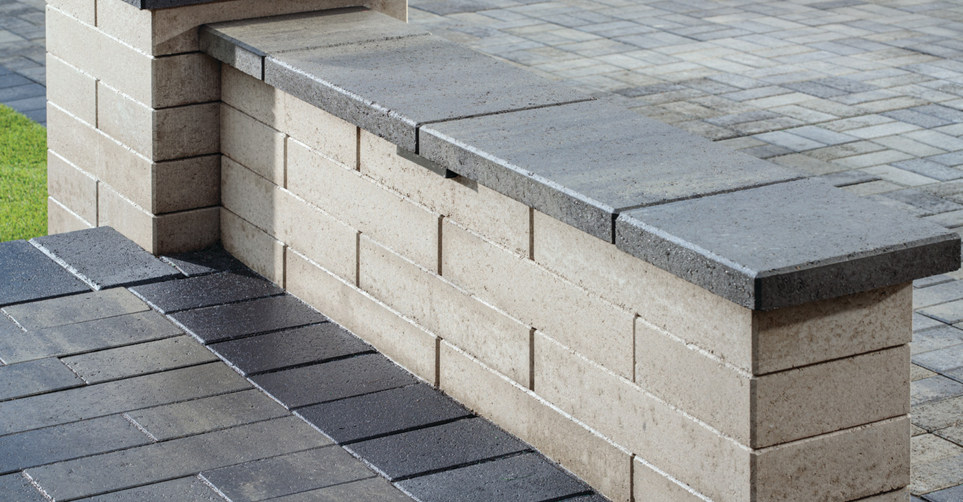 backyard stone hardscape installation in sacramento california