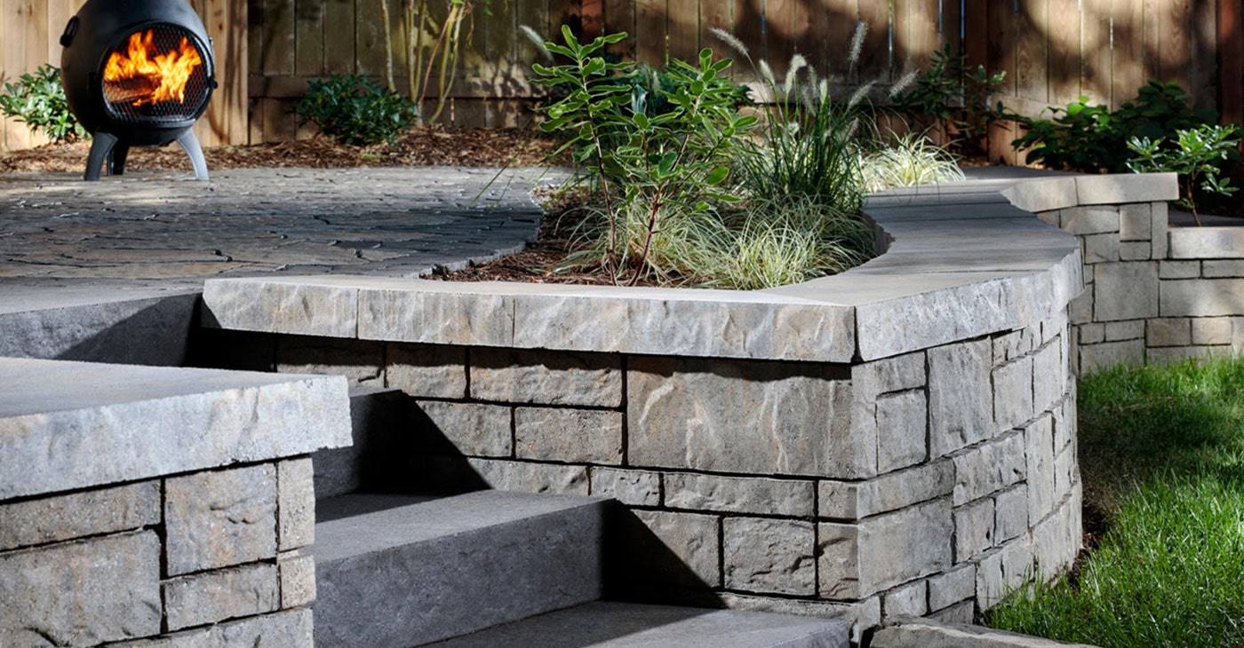 patio stone retaining walls in seattle washington